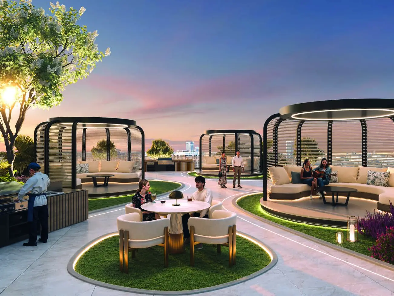 ASPIRZ by Danube bbq area