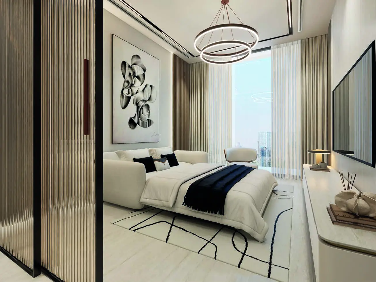 ASPIRZ by Danube bedroom by night