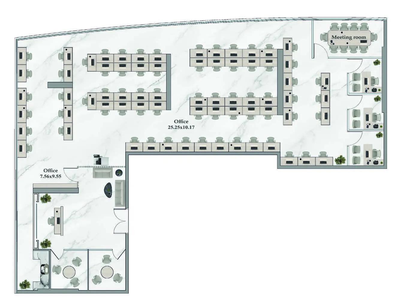 ASPIRZ Prestige office merged layout