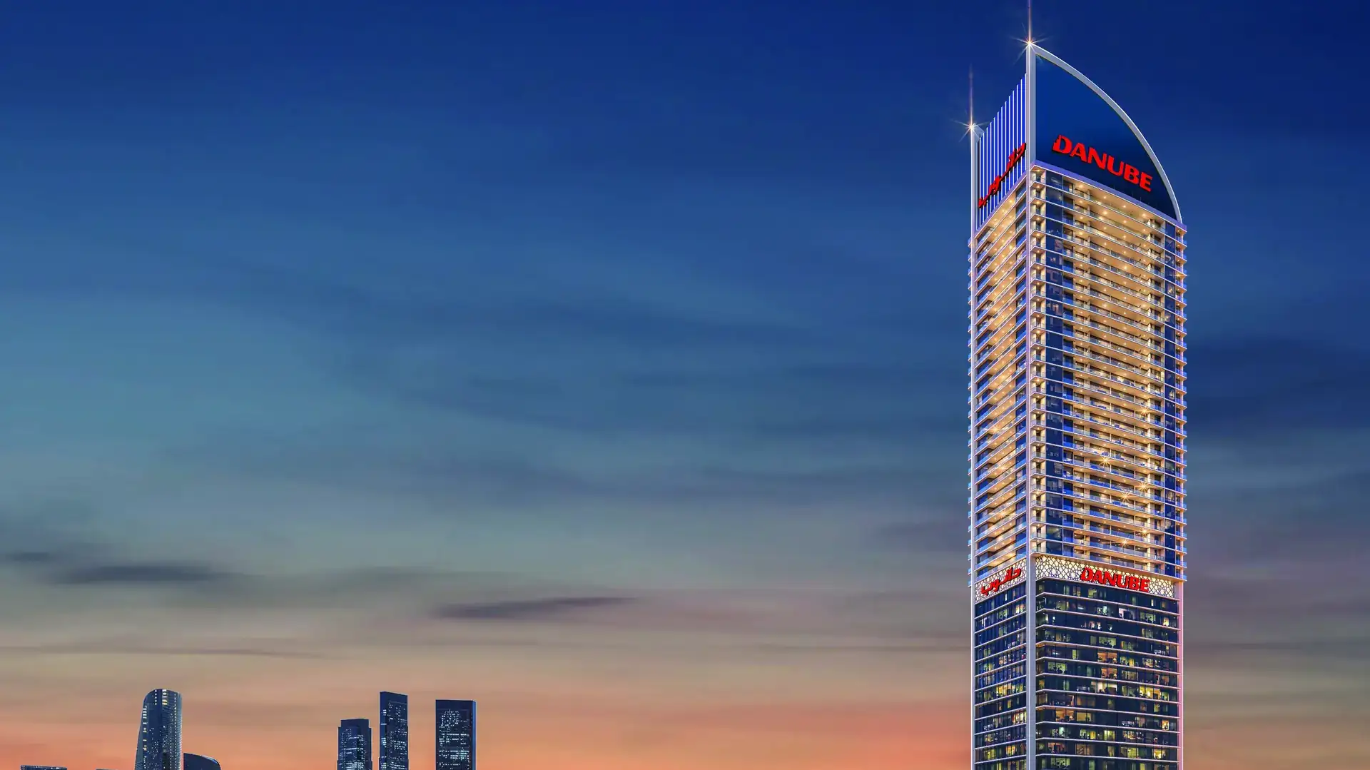 Aspirz by Danube tower in Dubai Sports City
