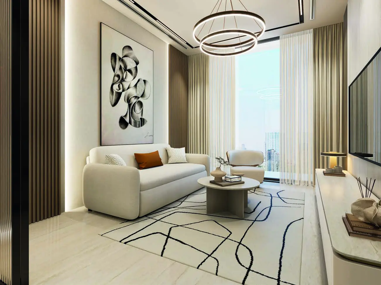 ASPIRZ by Danube living room by day