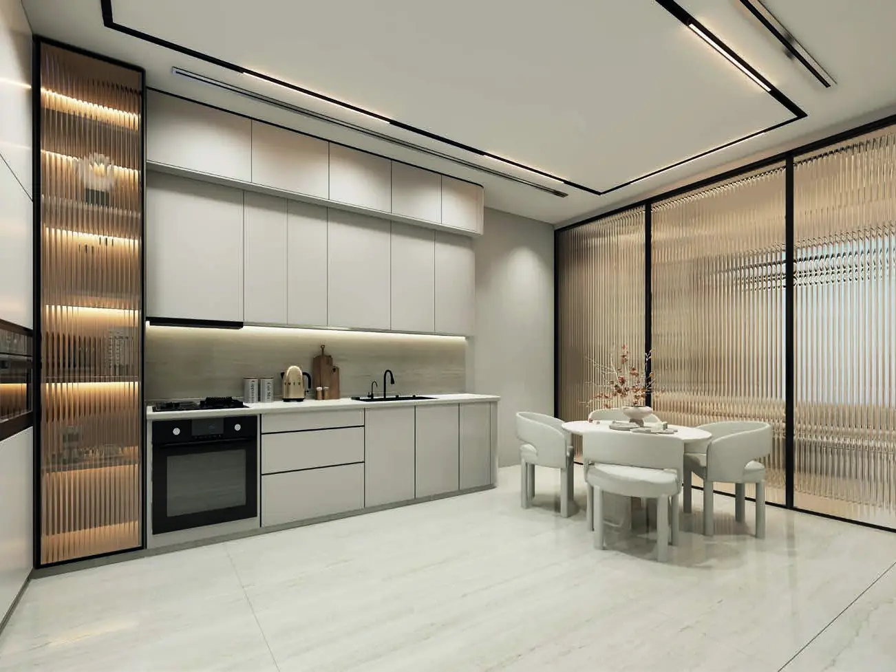 ASPIRZ kitchen area converted to private space