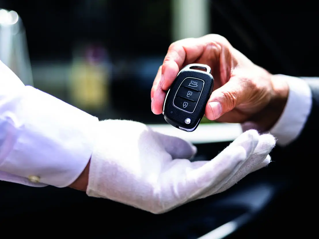 Valet parking service at ASPIRZ